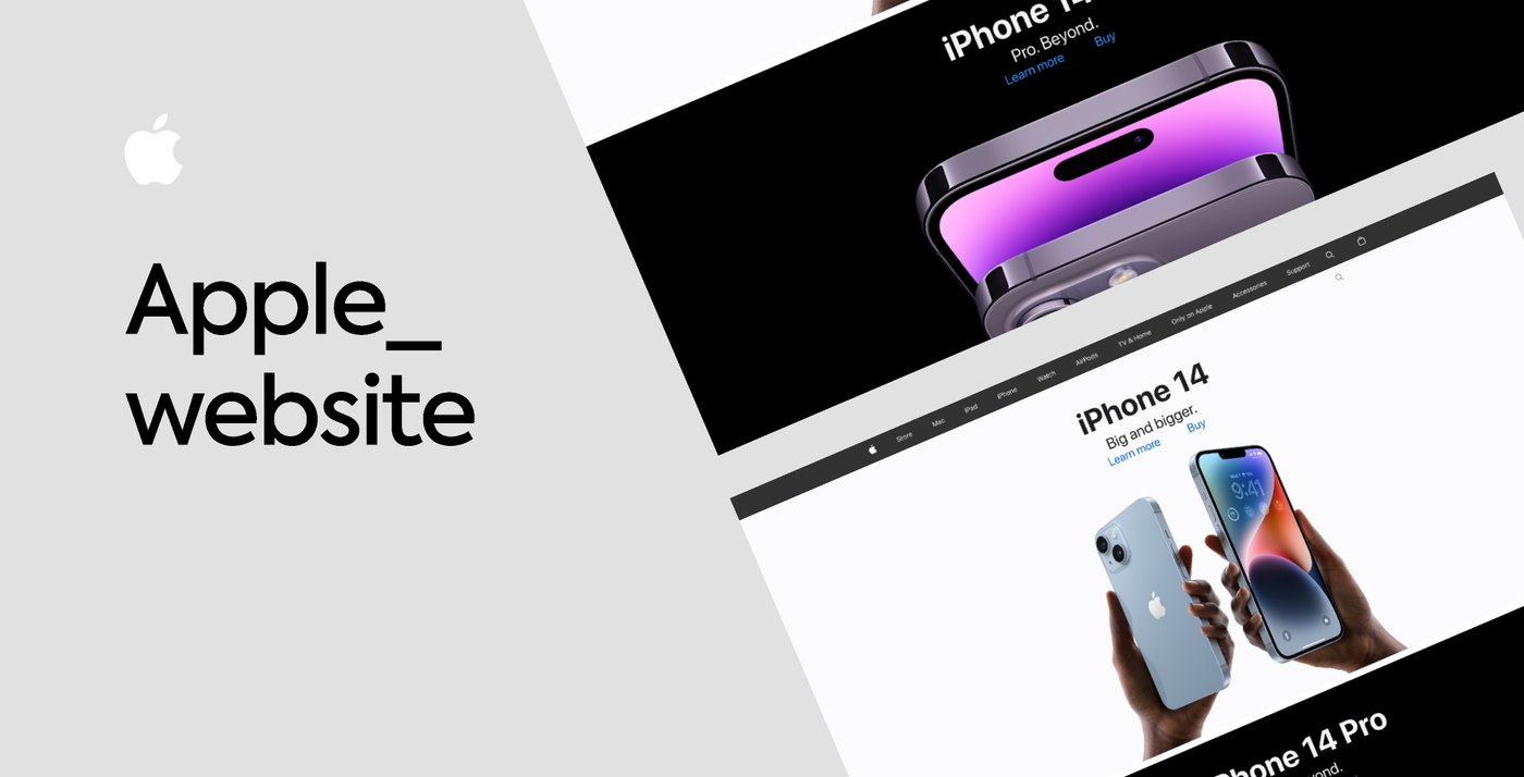 Diseño web estilo Apple